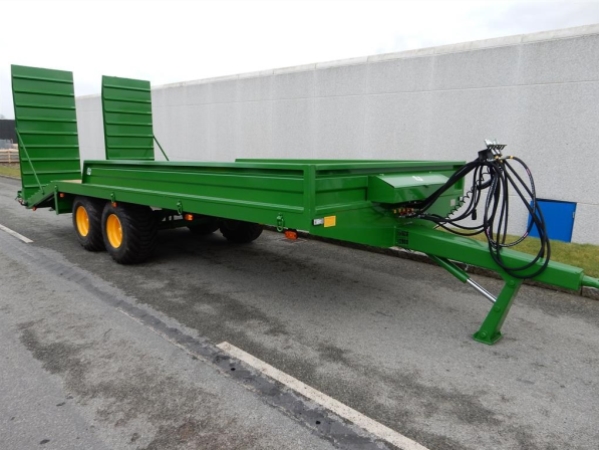 12 tons maskintrailer med 30 cm sider 12 tons maskintrailer med 30 cm sider